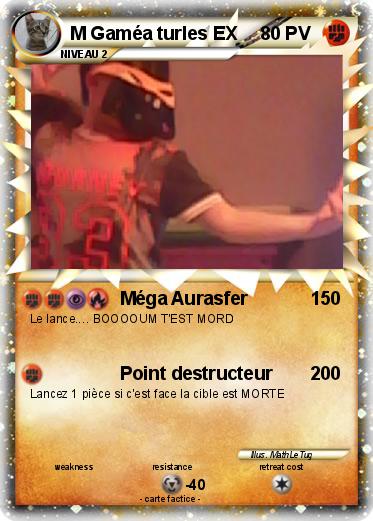 Pokemon M Gaméa turles EX