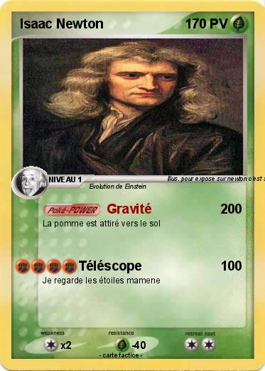 Pokemon Isaac Newton
