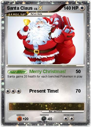 Pokemon Santa Claus
