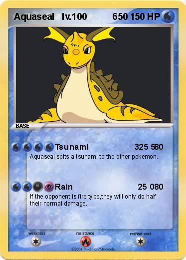 Pokemon Aquaseal   lv.100          650 