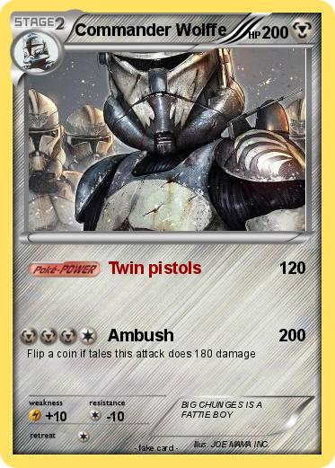 Pokemon Commander Wolffe