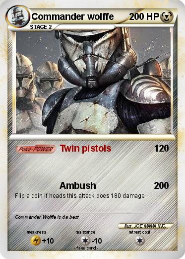 Pokemon Commander wolffe