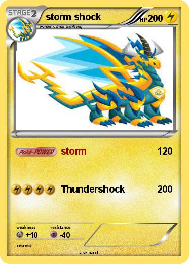 Pokemon storm shock