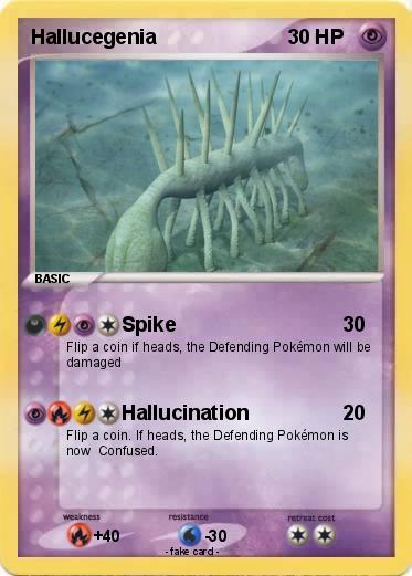 Pokemon Hallucegenia
