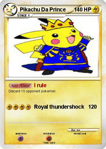 Pokemon Pikachu Da Prince