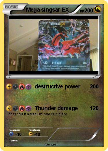 Pokemon Mega singsar EX