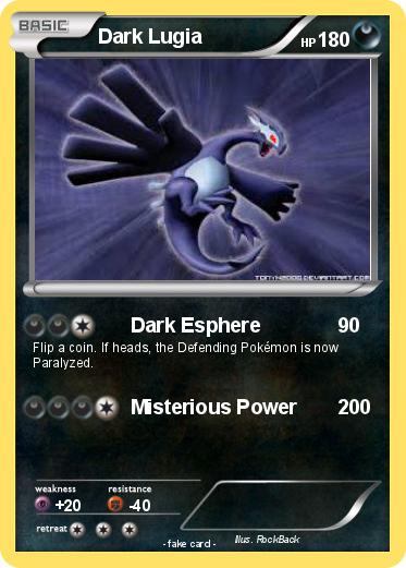 Pokemon Dark Lugia
