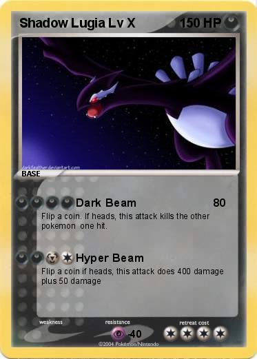 Pokemon Shadow Lugia Lv X