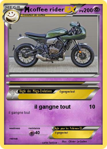 Pokemon coffee rider