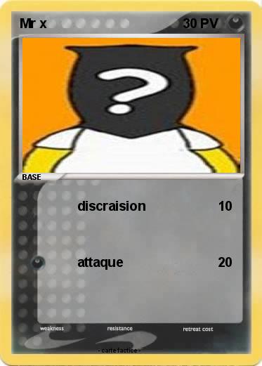 Pokemon Mr x