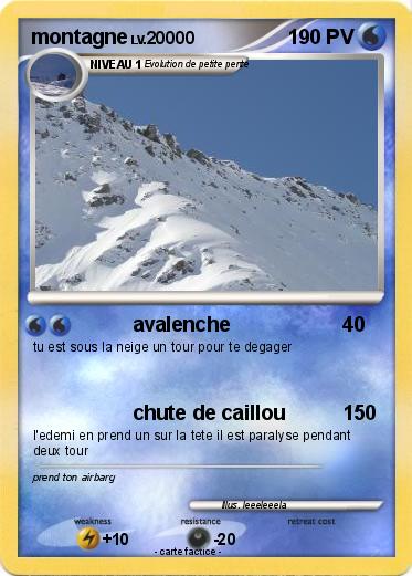 Pokemon montagne
