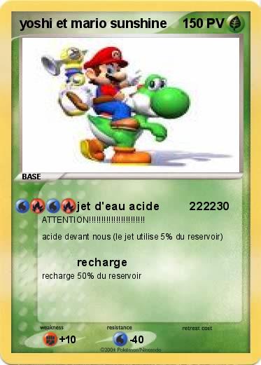Pokemon yoshi et mario sunshine
