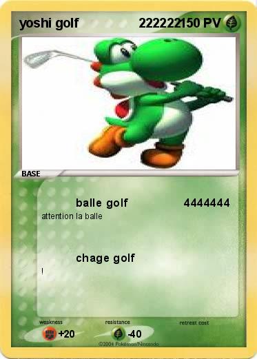 Pokemon yoshi golf                 222222 