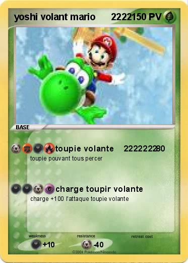 Pokemon yoshi volant mario      2222         