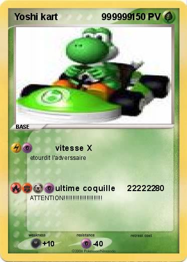 Pokemon Yoshi kart                 999999       