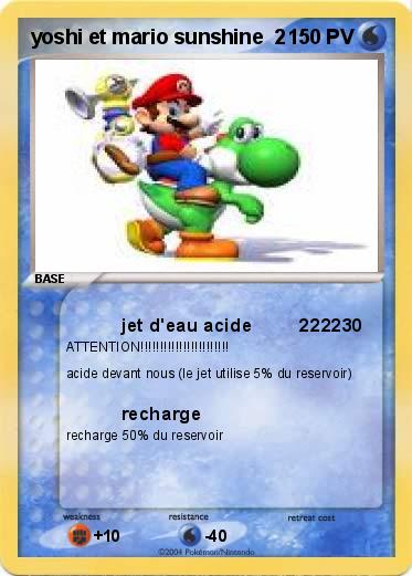 Pokemon yoshi et mario sunshine  2
