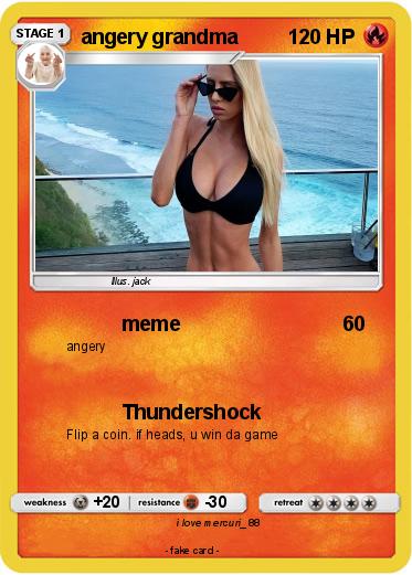 Pokemon angery grandma