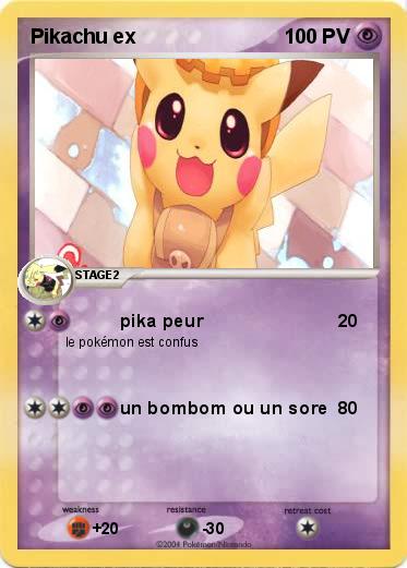 Pokemon Pikachu ex
