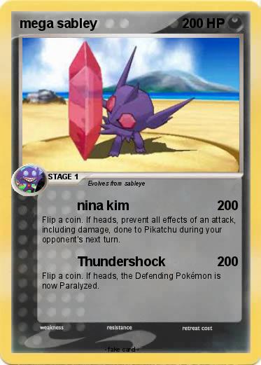 Pokemon mega sabley