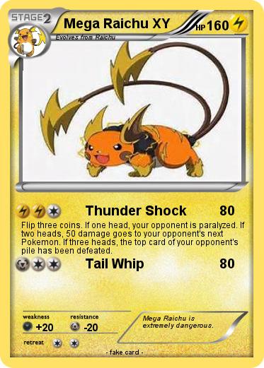 Pokemon Mega Raichu XY