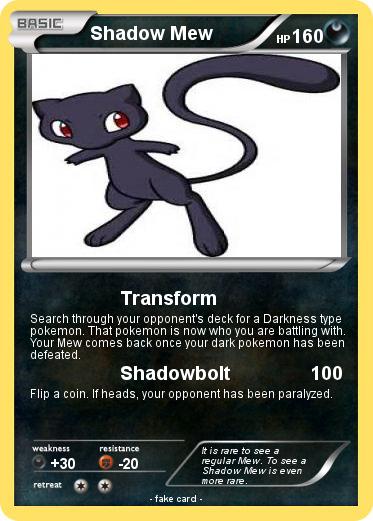 Pokemon Shadow Mew