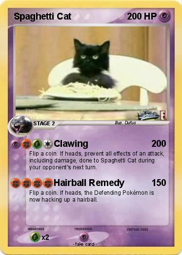 Pokemon Spaghetti Cat