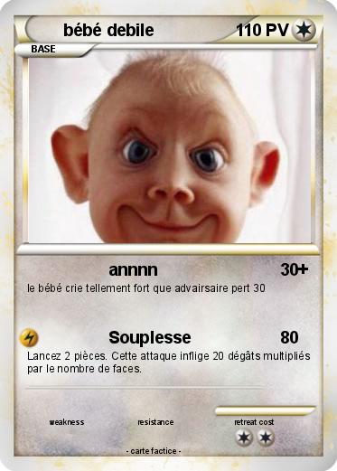 Pokemon bébé debile