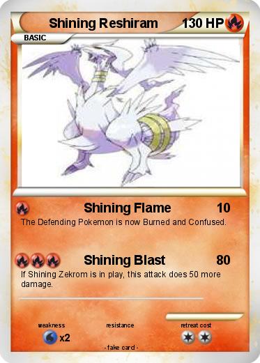 Pokemon Shining Reshiram