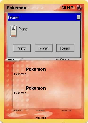 Pokemon Pokemon