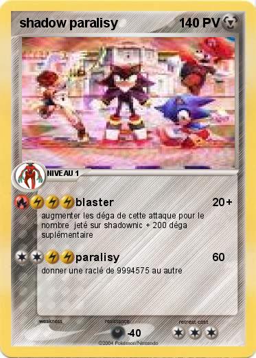 Pokemon shadow paralisy