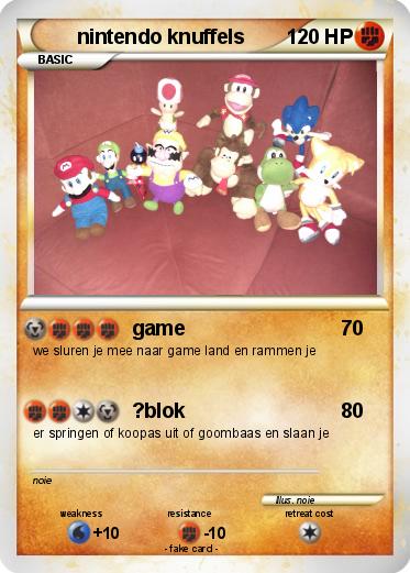 Pokemon nintendo knuffels