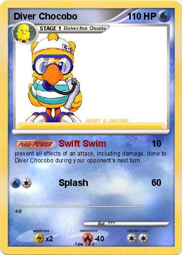 Pokemon Diver Chocobo
