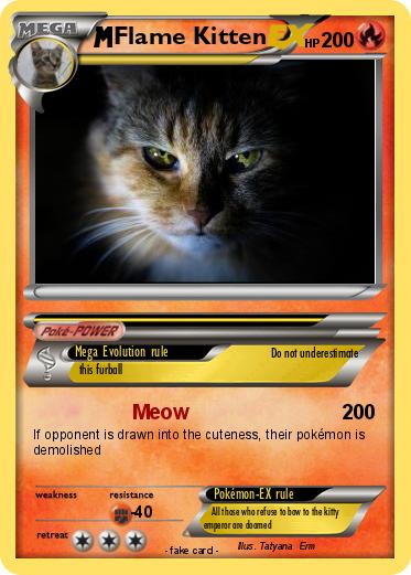 Pokemon Flame Kitten