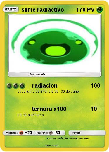 Pokemon slime radiactivo