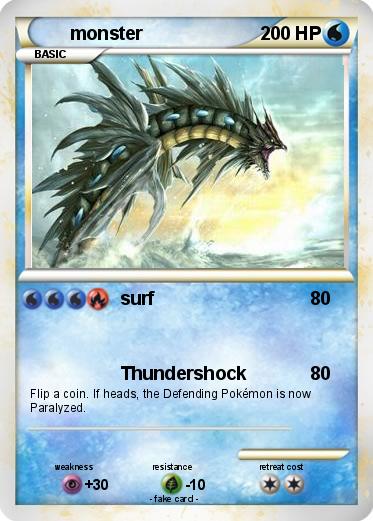 Pokemon monster