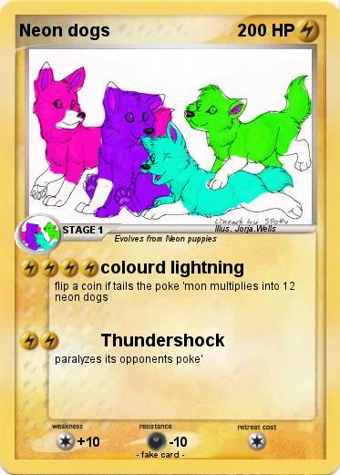 Pokemon Neon dogs