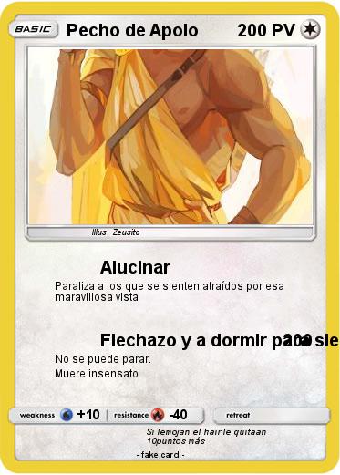 Pokemon Pecho de Apolo