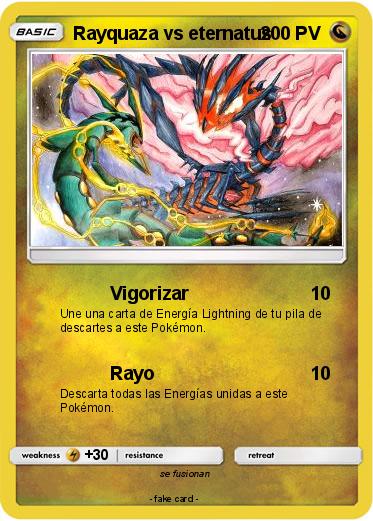 Pokemon Rayquaza vs eternatus
