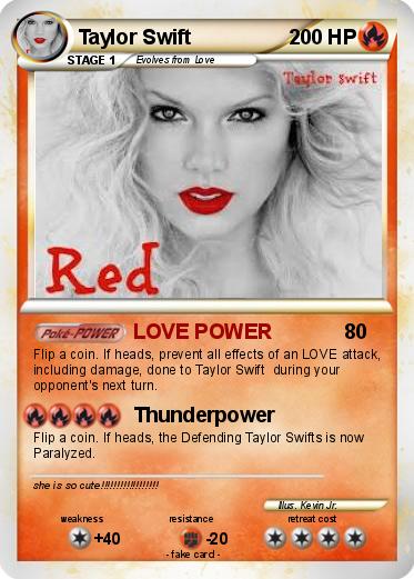 Pokémon Taylor Swift 176 176 Love Power My Pokemon Card