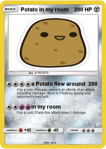 Pokemon Potato in my room
