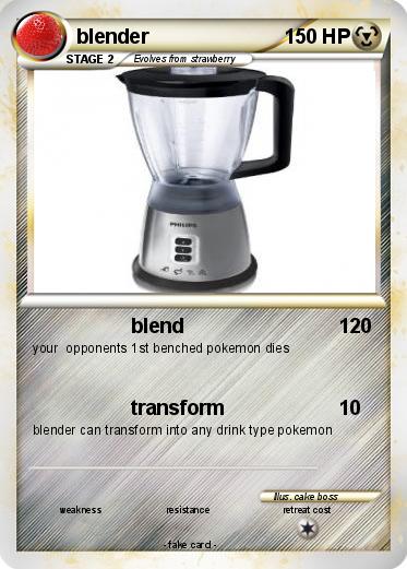 Pokemon blender