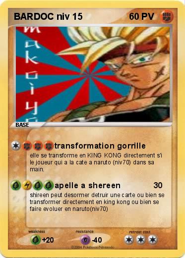 Pokemon BARDOC niv 15
