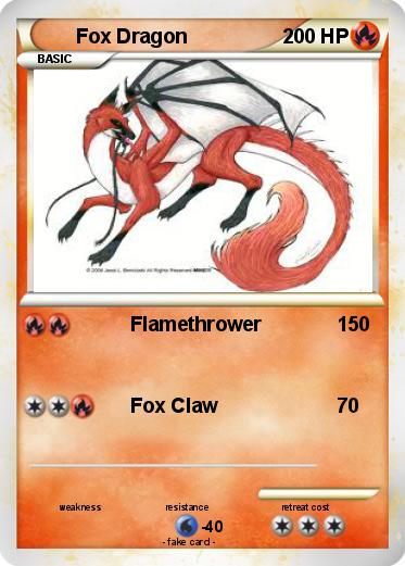 Pokemon Fox Dragon