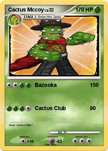 Pokemon Cactus Mccoy