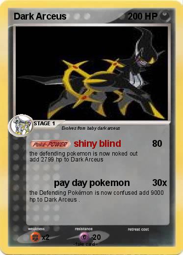 Pokemon Dark Arceus