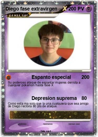 Pokemon Diego fase extravirgen