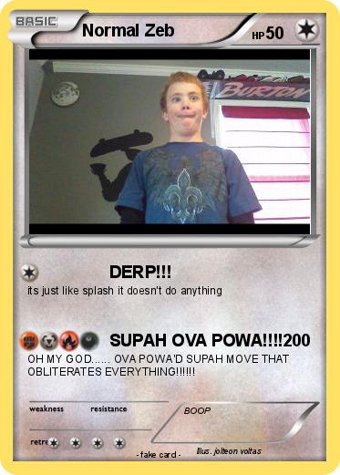Pokemon Normal Zeb
