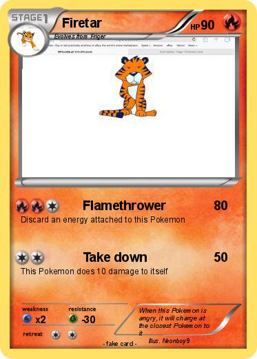 Pokemon Firetar