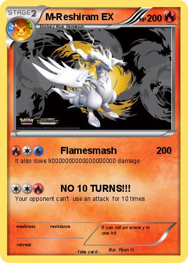 Pokemon M-Reshiram EX