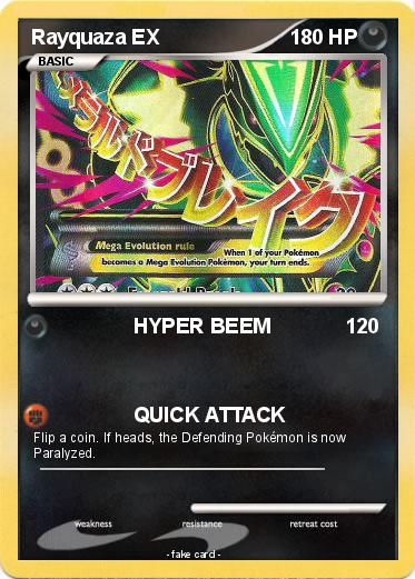 Pokemon Rayquaza EX